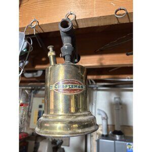 Vintage Craftsman Brass Blow Torch